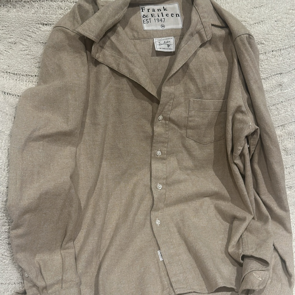 Nwot Frank & Eileen Eileen Cotton Shirt